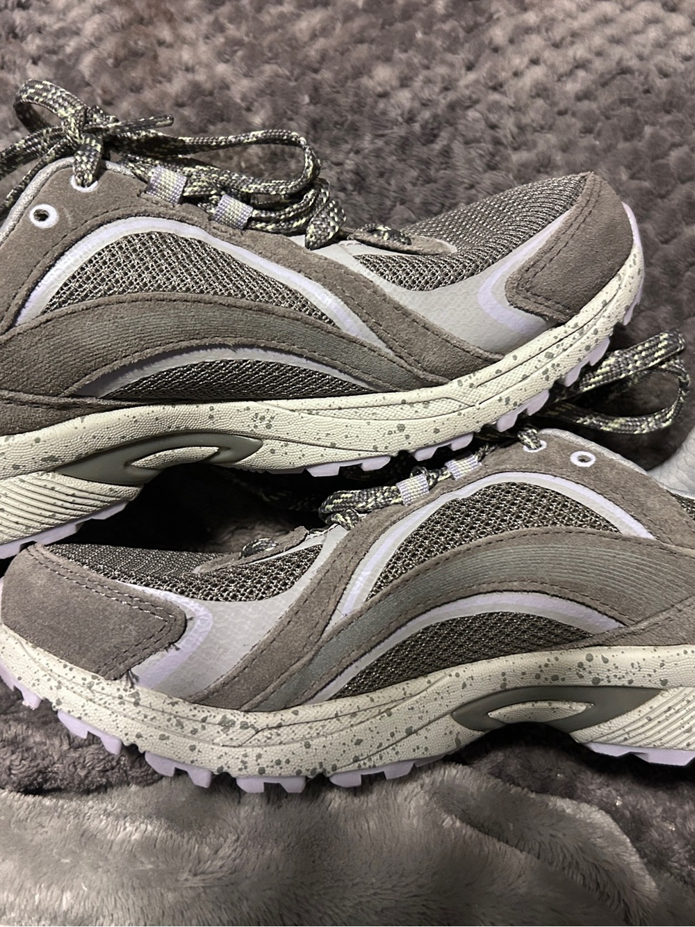 Women's athletic ryka purple and Grey shoes